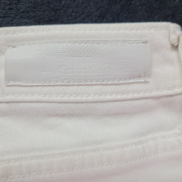 Calvin Klein Jeans Womens White Ultimate Skinny Jeans size 8 - Picture 3 of 7